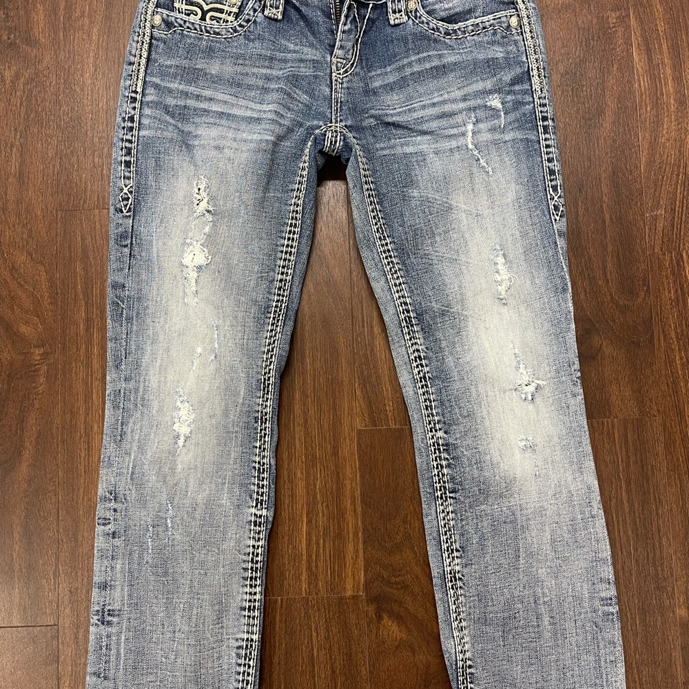 Rock Revival Cropped Jeans
